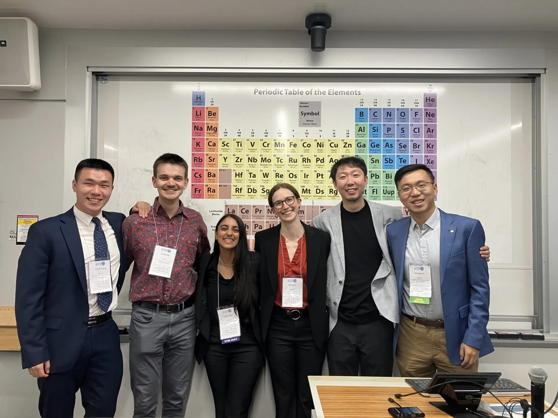 Yip group reconnected at AEESP 2023