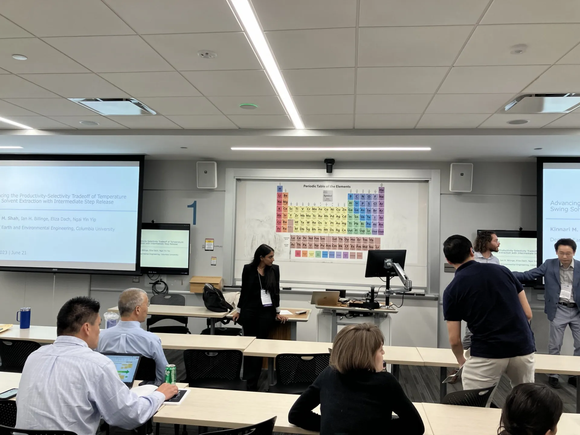 Kinnari giving her oral presentation at the AEESP 2023