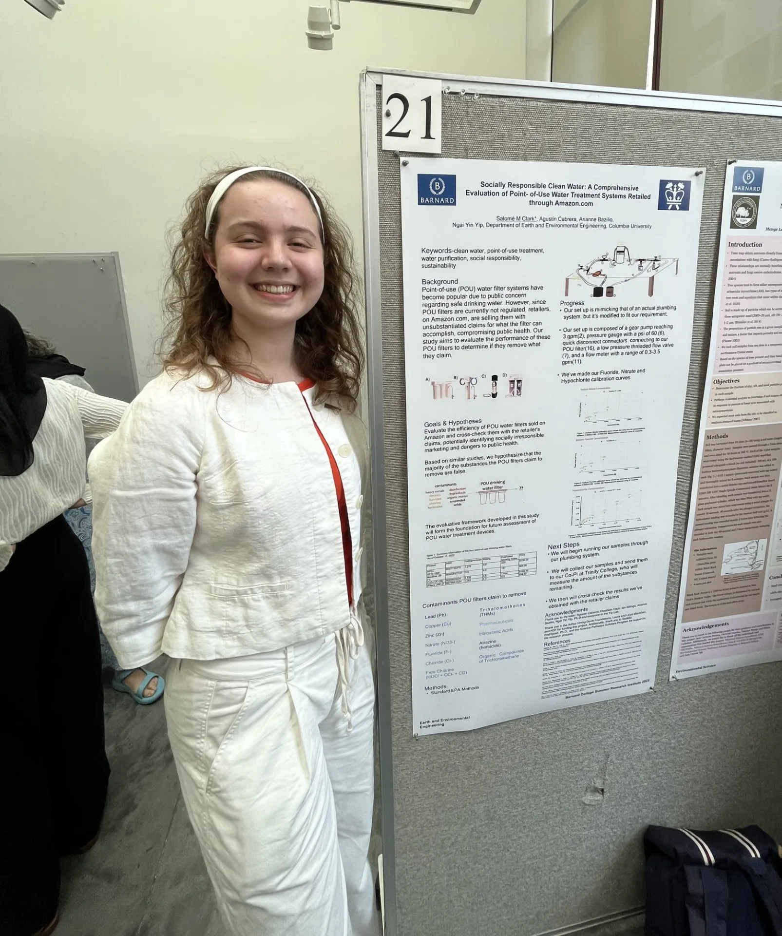 Salome and her poster