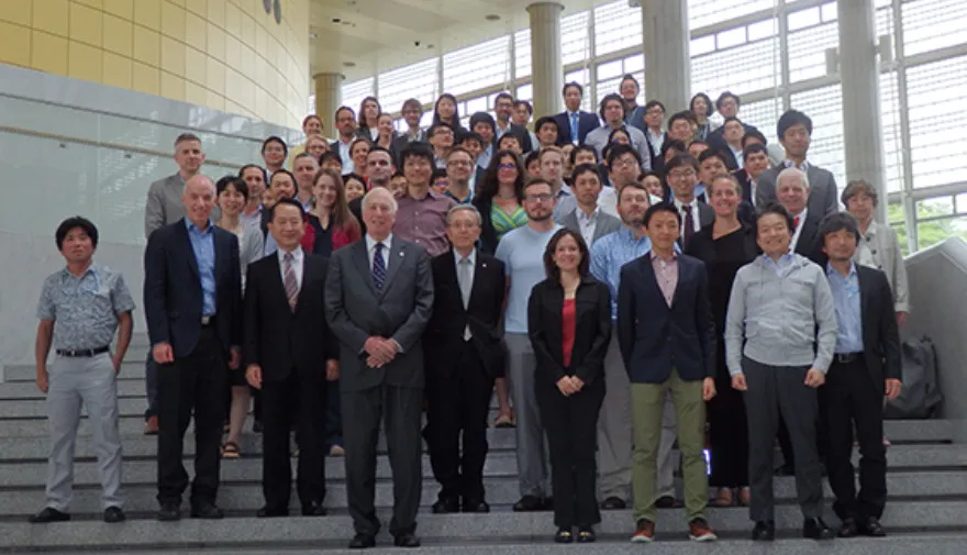 Group photo of JAFOE 2018 participants (Yip: front row, third from the right)