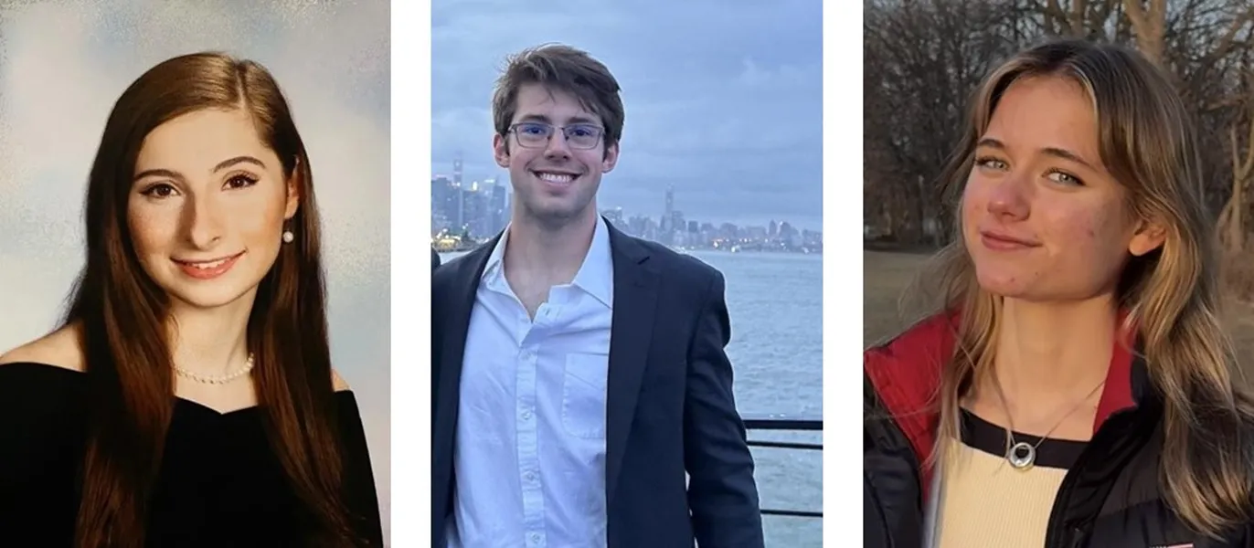 Left to right: Julian, Andrew, and Seeley.
